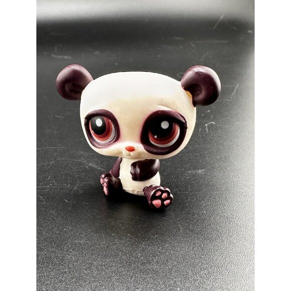 Littlest Pet Shop 387 Panda Bear Red Eyes LPS Authentic Target Exclusive Pack - Picture 1 of 10